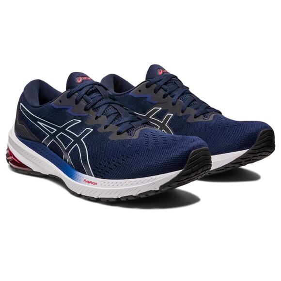 Asics GT-1000 11 Mens Running Shoes, Indigo Blue/Midnight Size 10 4E Extra Wide main image 4
